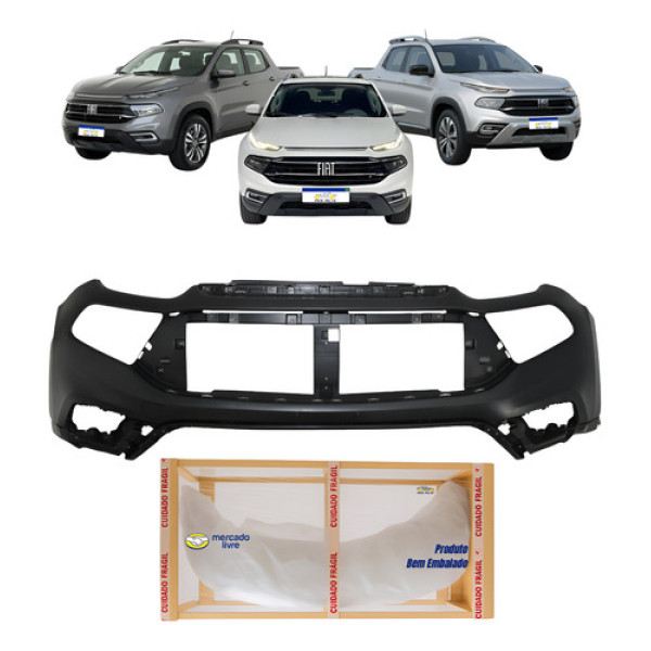 Parachoque Dianteiro Fiat Toro 2022 2023 2024 Novo - Preto