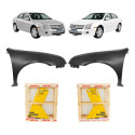 Par Paralama Ford Fusion Sedan Sel 2006 A 2009 Preto Novo