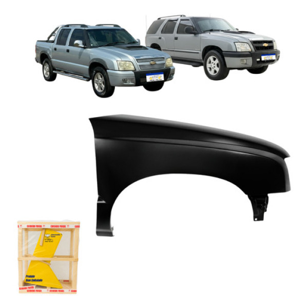 Paralama S10 Blazer 2001 A 2011 2010 2009 2008  Pit Bull