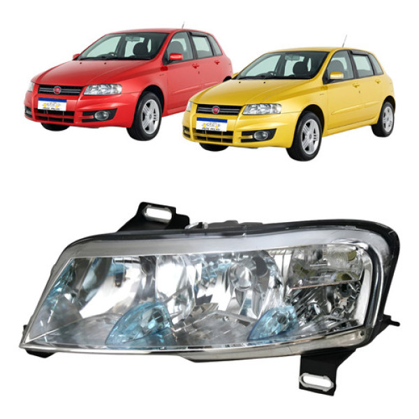 Farol Dianteiro Esquerdo Fiat Stilo 2008 2009 2010 2011 Esquerdo/motorista Farol Dianteiro Esquerdo Fiat Stilo 2008 2009 2010 2011 Esquerdo/motorista