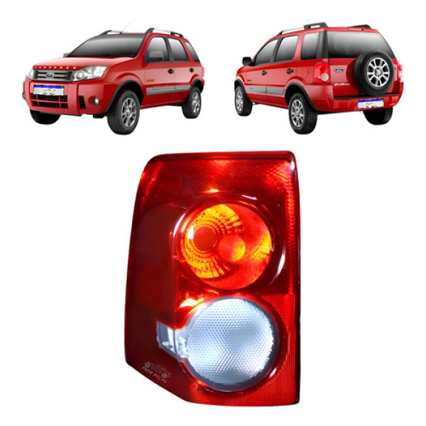 Lanterna Ford Ecosport 2008 2009 2010 2011 2012 Esquerdo Xlt Esquerdo/motorista Fumê