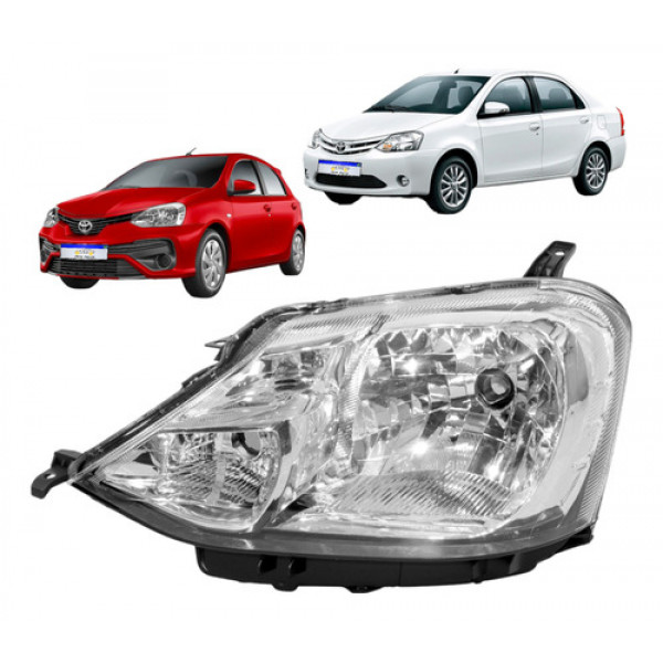 Farol Toyota Etios 2013 2014 2015 2016 2017 2018 2019 Le