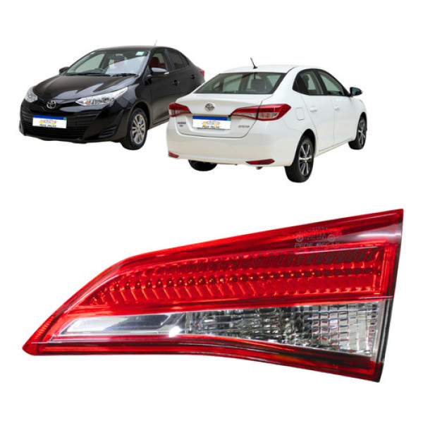 Lanterna Direita Tampa Toyota Yaris Sedan 2019 A 2025 S/led