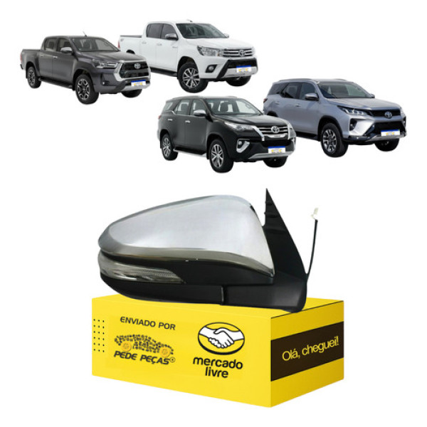 Retrovisor Hilux E Sw4 2016 A 21 22 23 24 2025 Retratil L.d