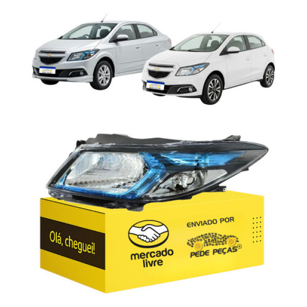 Farol Sinaleira Onix Prisma 2013 A 2015 Joy 2016 A 2019 L.e Esquerdo/motorista
