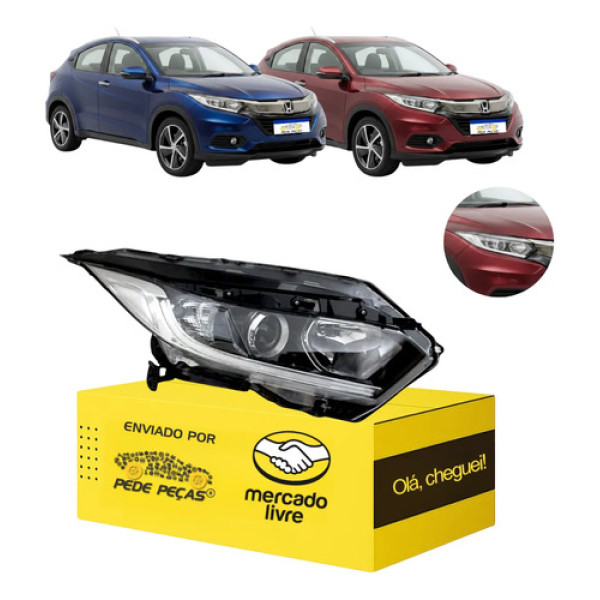 Sinaleira Farol Honda Hrv 2019 A 2021 Led C/motor Lx Ld Direito/passageiro