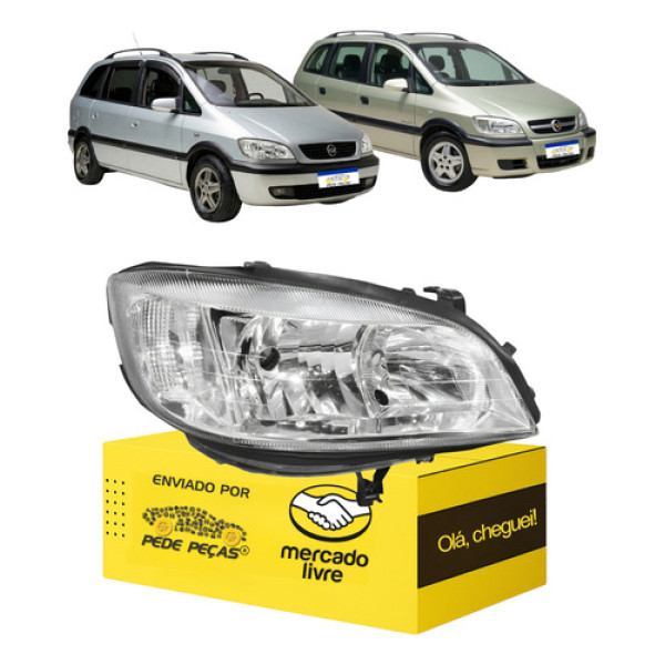 Farol Zafira 2001 02 03 04 05 06 07 08 09 2010 2011 2012 L.d Direito