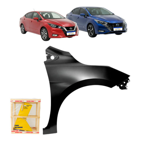 Paralama Direito Nissan Versa 2021 A 2025 Sense Advance Direito