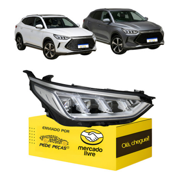Farol Byd Song Plus 2023 2024 2025 Full Led L.d Direito/passageiro
