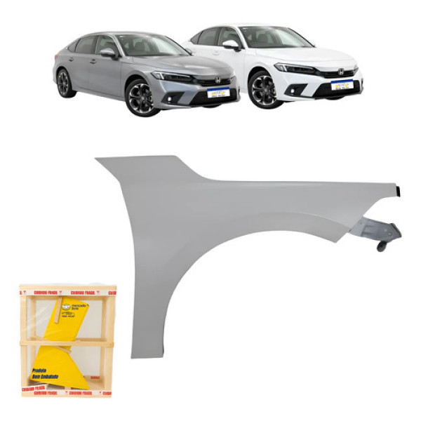 Paralama Honda Civic G11 Advanced 2023 2024 2025 Branco Ld
