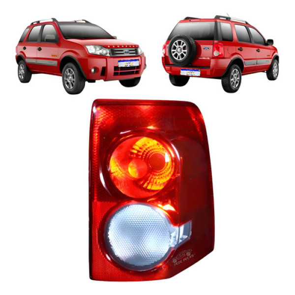Lanterna Ford Ecosport 2008 2009 2010 2011 2012 Ld Novo Direito/passageiro Fumê