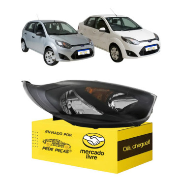 Farol Direito Ford F...