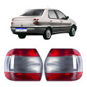 Par Lanterna Traseira Fiat Siena G1 1997 1998 1999 2000 Fume Ambos Lados Fumê
