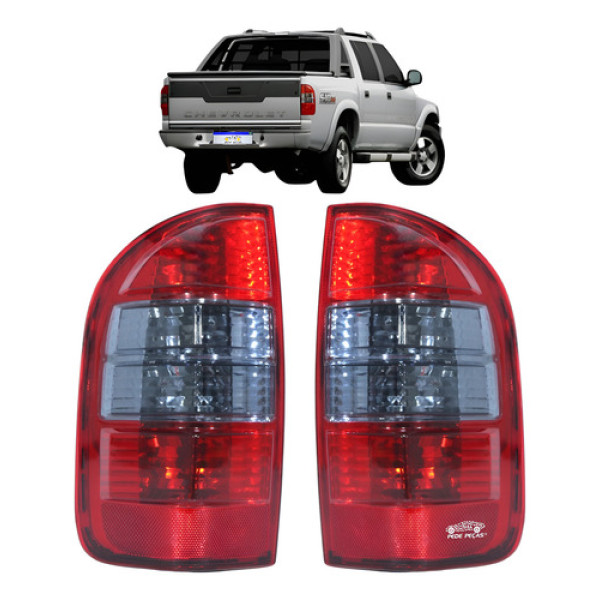 Lanterna Chevrolet S10 Pitbull 2001 2002 2003 A 2011 Fume