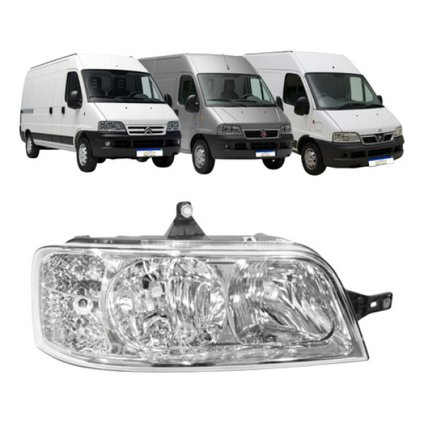 Farol Ducato Jumper Boxer 2007 2008 2009 2010 A 2016 Direito