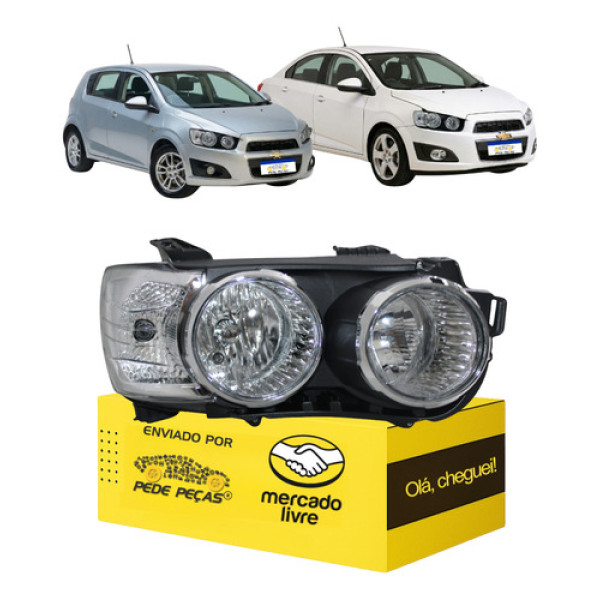 Farol Sinaleira Gm Sonic 2012 2013 2014 Lt Ltz Effect L.d Direito/passageiro