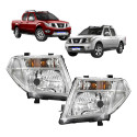 Farol Nissan Frontier 2008 2009 2010 2011 2012 A 16 Cromado