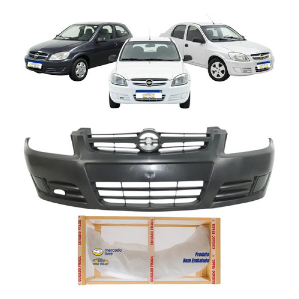 Parachoque Celta Prisma 2007 2008 2009 2010 2011 Preto