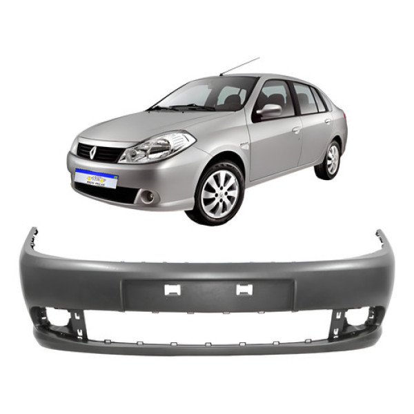 Parachoque Dianteiro Renault Symbol 2010 2011 2012 2013 Novo Preto