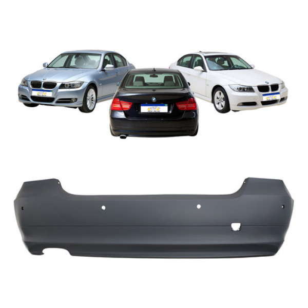 Parachoque Traseiro Bmw Serie 3 2009 A 2012 C/furo Sensor
