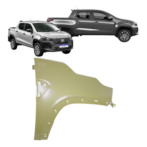 Paralama Fiat Strada 2020 2021 2022 2023 2024 2025 Novo Ld