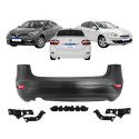 Parachoque Traseiro Fluence Alma Guias 2010 2018 Novo Preto