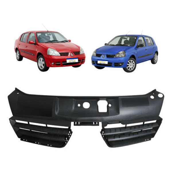 Grade Renault Clio 2007 2008 2009 2010 2011 Preto Fosco