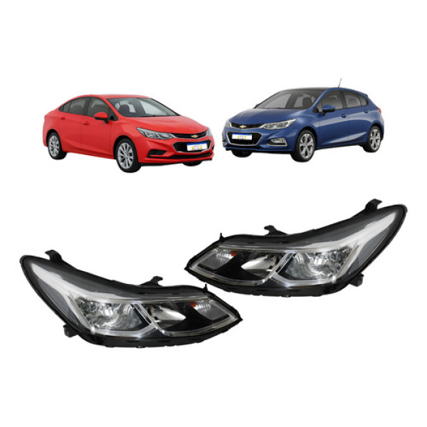 Par Sinaleira Farol Gm Cruze 2017 2018 2019 A 2023 Lt Ambos Lados