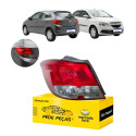 Sinaleira Traseira Gm Onix 2012 A 2016 Lt Ltz Ls Joy Fumê Le Esquerdo/motorista Vermelho