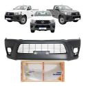 Parachoque Dianteiro Toyota Hilux Cs 2016 2017 2018 Preto Texturizado