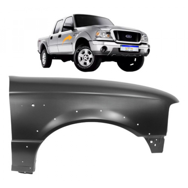 Paralama Ford Ranger 2004 2005 2006 2007 2008 2009 Novo L.d