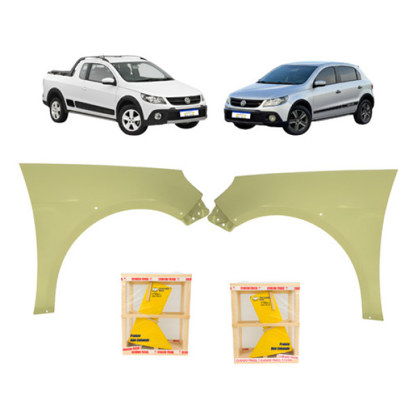 Par Paralama Saveiro Cross Gol Rallye G5 2009 2010 2011 2012