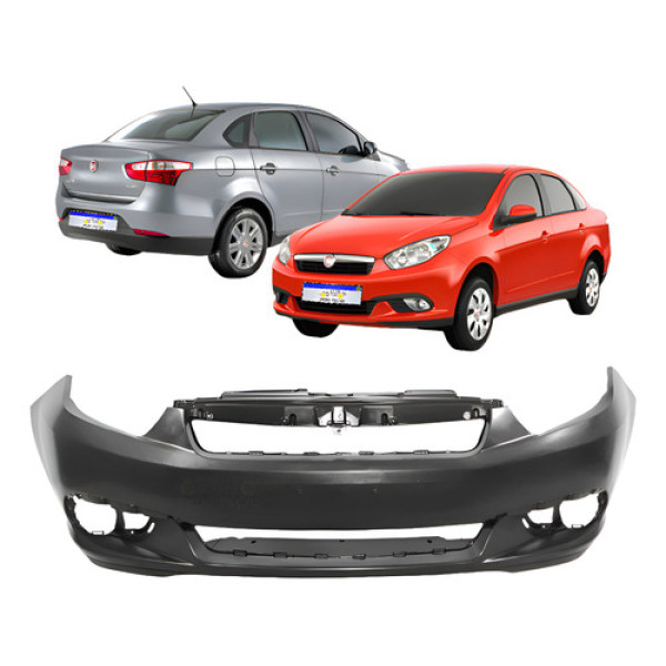 Parachoque Fiat Grand Siena 2012 2013 2014 2015 2016 A 2021 Preto