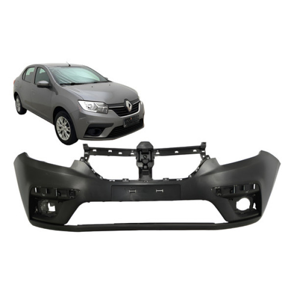 Parachoque Sandero Logan 2020 2021 2022 2023 Novo Preto