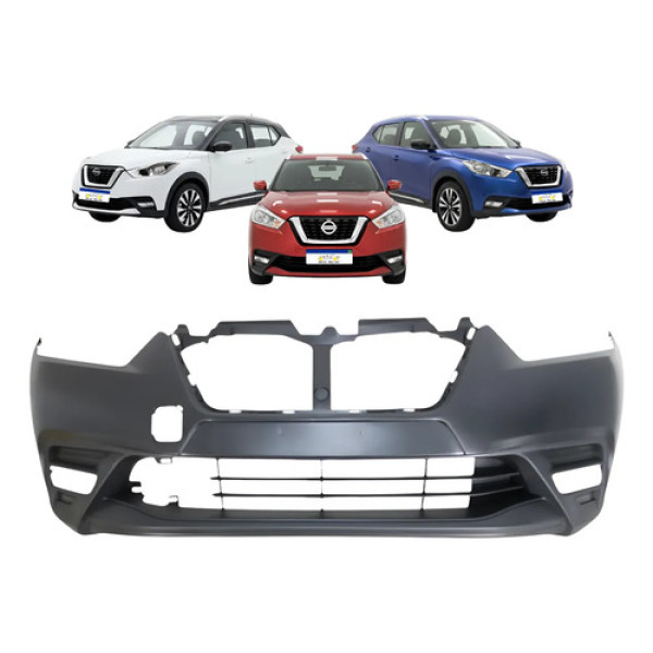 Parachoque Dianteiro Nissan Kicks 2017 2018 19 20 2021 Novo Preto