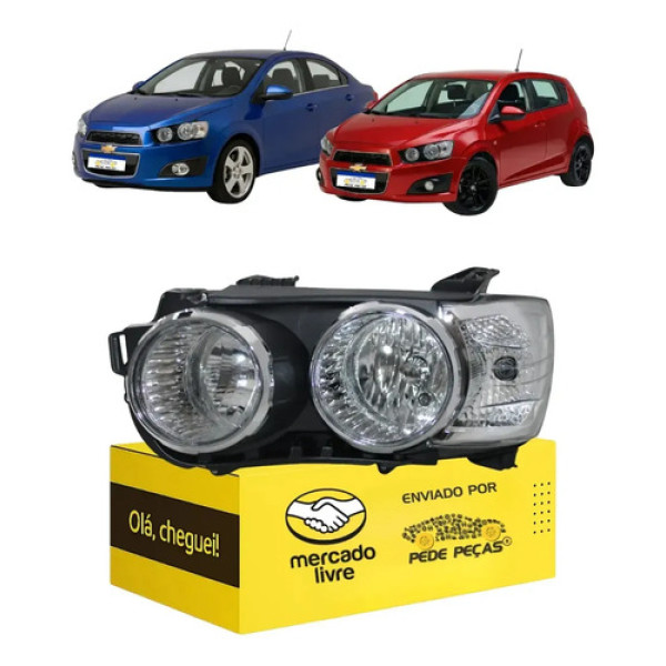 Farol Sinaleira Sonic 2012 2013 2014 Lt Ltz Ltz Effect Le Esquerdo/motorista