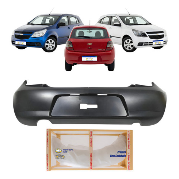 Parachoque Traseiro Gm Agile 2009 2010 2011 2012 2013