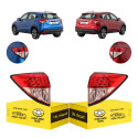 Lanterna Do Canto Honda Hr-v 2015 16 17 2018 C/led Nova Par Ambos Lados Cristal