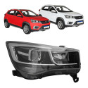Farol Direito Chery Tiggo 2 Led 2018 2019 2020 2021 Novo Direito/passageiro