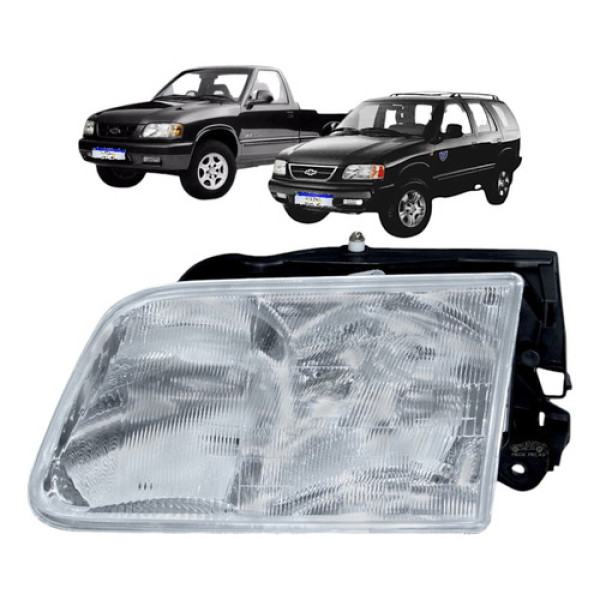 Farol Chevrolet S10 Blazer 1995 A 2000 Std Dlx Executive Le