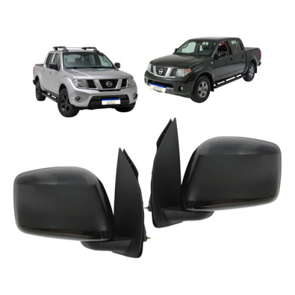 Par Retrovisor Manual Nissan Frontier 2008 A 2016 S/pisca