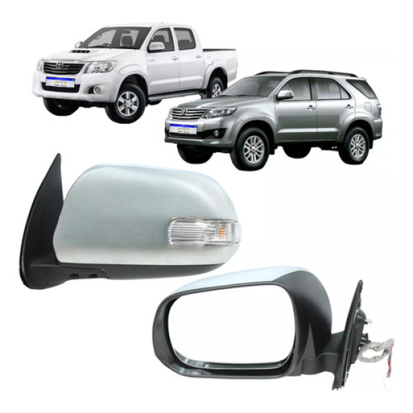 Retrovisor Toyota Hilux Sw4 2012 2013 2014 2015 C/pisca