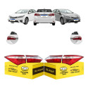 Kit Par Lanternas Canto Tampa Corolla 2015 2016 2017 C/led Ambos Lados Cristal