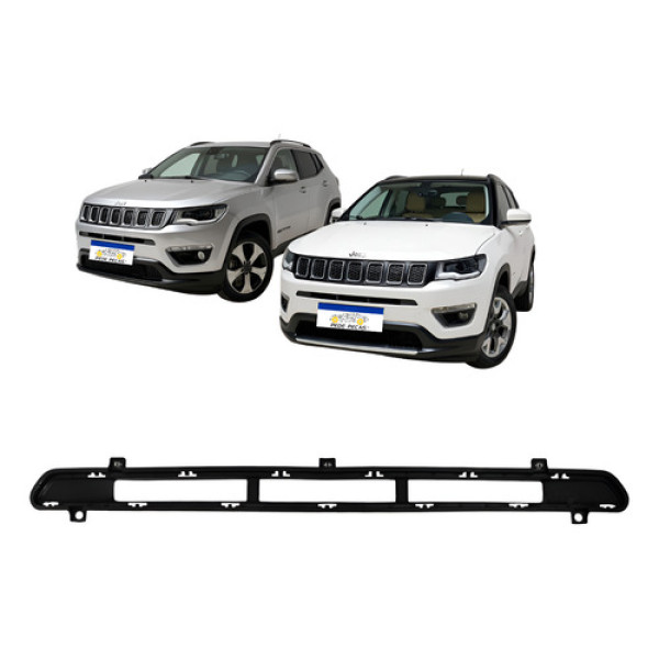 Grade Inferior Parachoque Jeep Compass 2017 2018 2019 A 2021