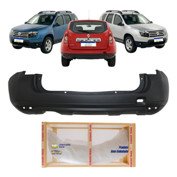 Parachoque Traseiro Renault Duster 2012 2013 2014 2015 Novo