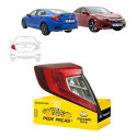 Lanterna Canto Esquerdo Honda Civic G10 2017 18 19 20 2021 Esquerdo/motorista Vermelho Cristal