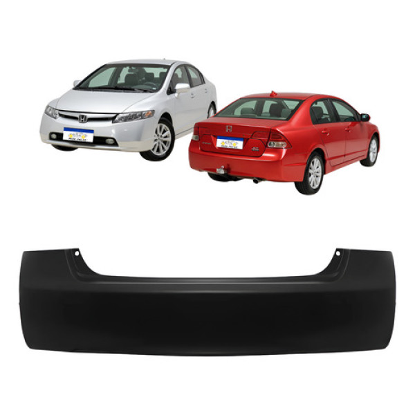 Parachoque Traseiro Honda New Civic 2007 2008 2009 A 2011