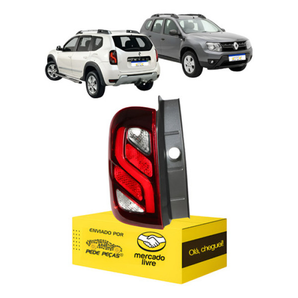 Lanterna Duster 2016 2017 2018 2019 2020 Led Sinaleira L.e Esquerdo/motorista Vermelho