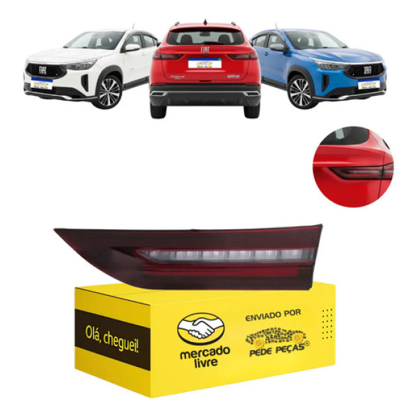 Lanterna Tampa Fastback Abarth 2023 2024 2025 2026 Nova L.d Direito/passageiro Fumê