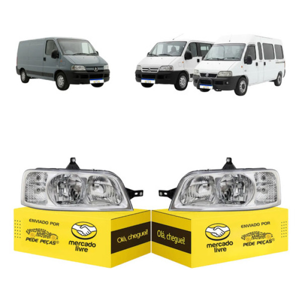 Par Farol Boxer Ducato Jumper 2007 08 09 10 A 2016 C/avaria Ambos Lados
